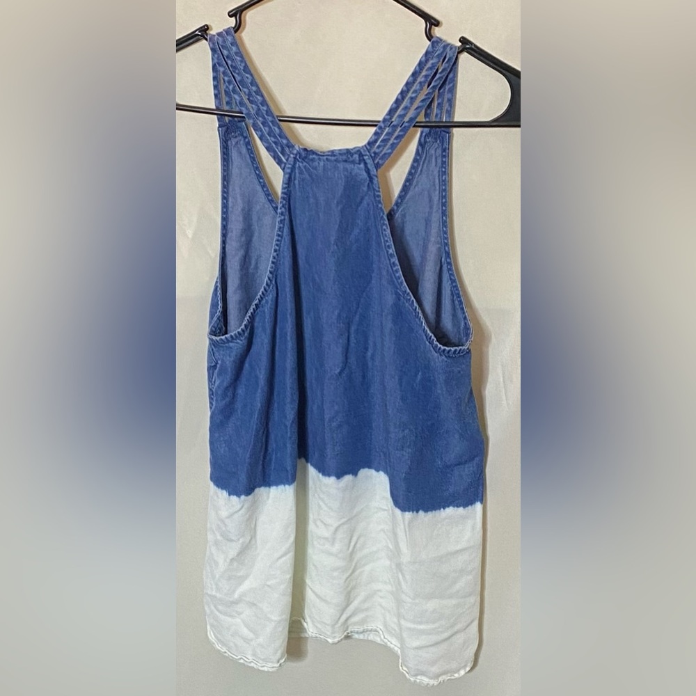 Splendid Dip Dyed Denim Racerback Tank Top - Picture 9 of 9